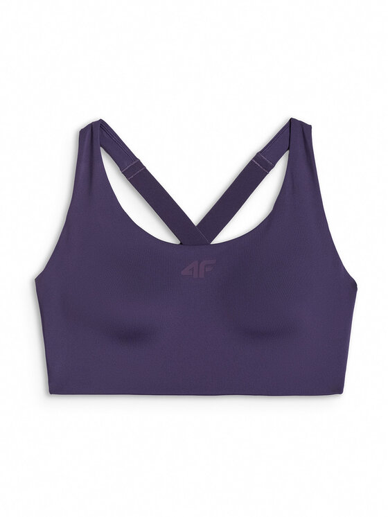 4F 4F Biustonosz sportowy MULTI ACTIVE Fioletowy