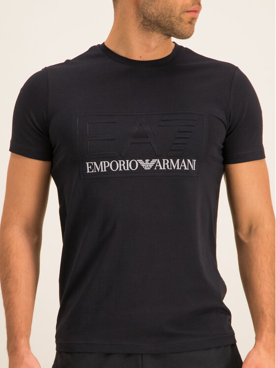 EA7 Emporio Armani EA7 Emporio Armani T-Shirt 3HPT13 PJ03Z 1200 Černá Regular Fit