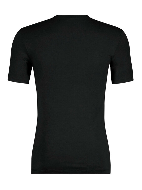Huber Huber Tričko 112589 Čierna Slim Fit