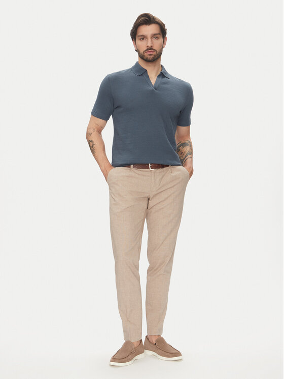 Marc O'Polo Marc O'Polo Polo 524 3021 53176 Niebieski Regular Fit