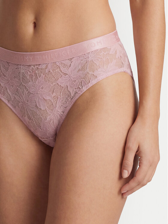 Tommy Hilfiger Tommy Hilfiger Mutande classiche a vita alta UW0UW06269 Rosa