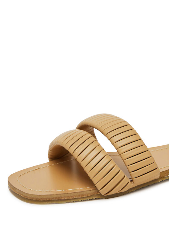 DeeZee DeeZee Klapki E4366-6 Beżowy