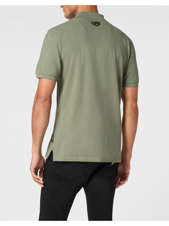 PHILIPP PLEIN PHILIPP PLEIN Polo 9407 Verde Slim Fit