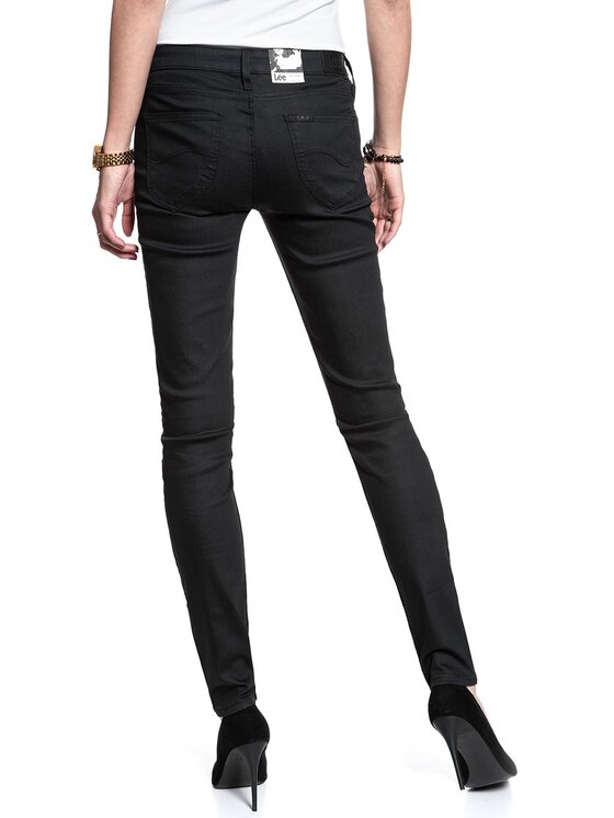 Lee Lee Jeansy SCARLETT Czarny Skinny Fit
