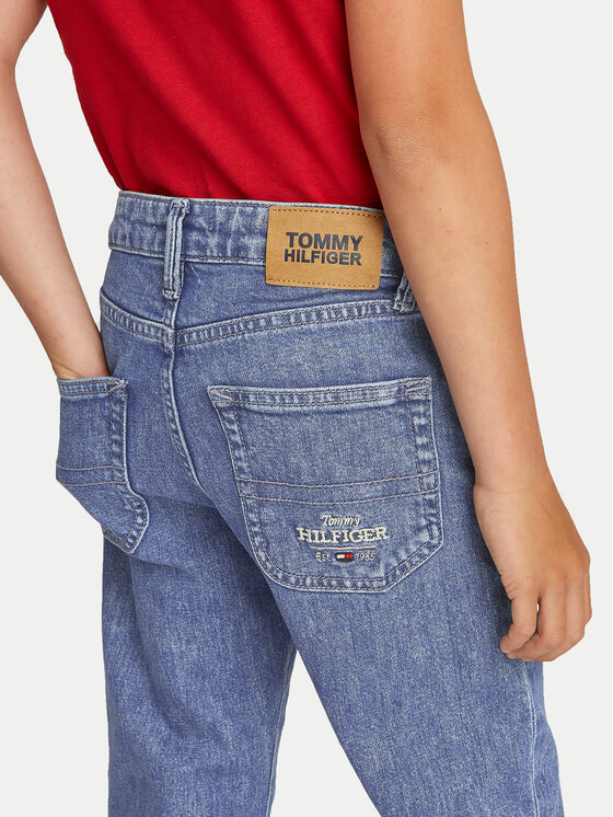 Tommy Hilfiger Tommy Hilfiger Traperice Modern KB0KB09328 Plava Straight Fit