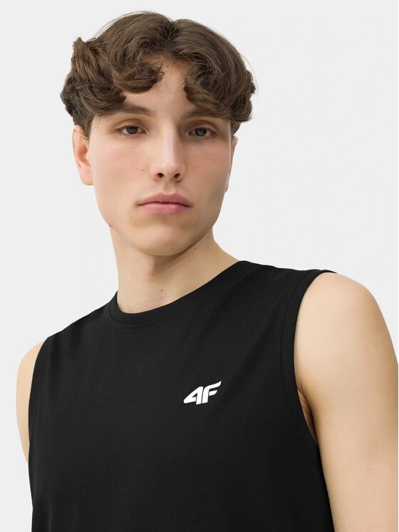 4F 4F Súprava 3 tank topov 4FWSS24TSLEM115-90s Farebná Regular Fit
