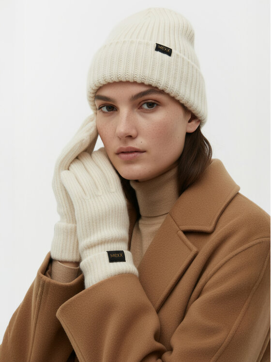 MEXX MEXX Ръкавици CEO-MEXX-W6-001-AW25 Екрю