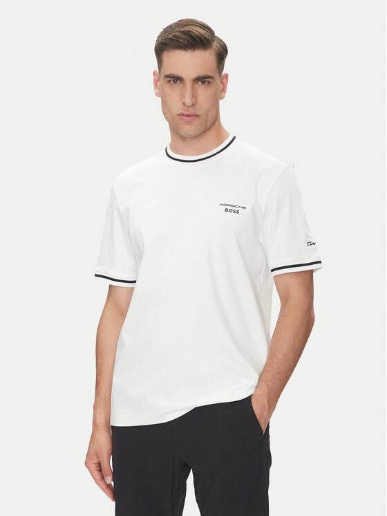 BOSS BOSS T-Shirt C-Taut 197 50543341 Biały Regular Fit