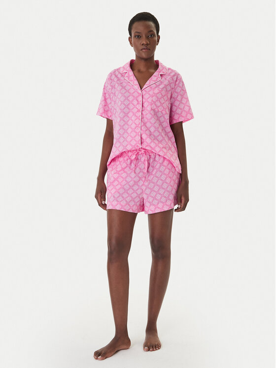 DKNY DKNY Pidžama YI80108 Rozā Regular Fit