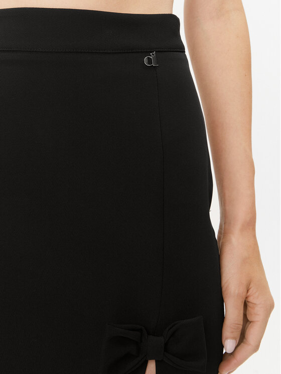 Dixie Dixie Spódnica midi G319Z041 Czarny Regular Fit