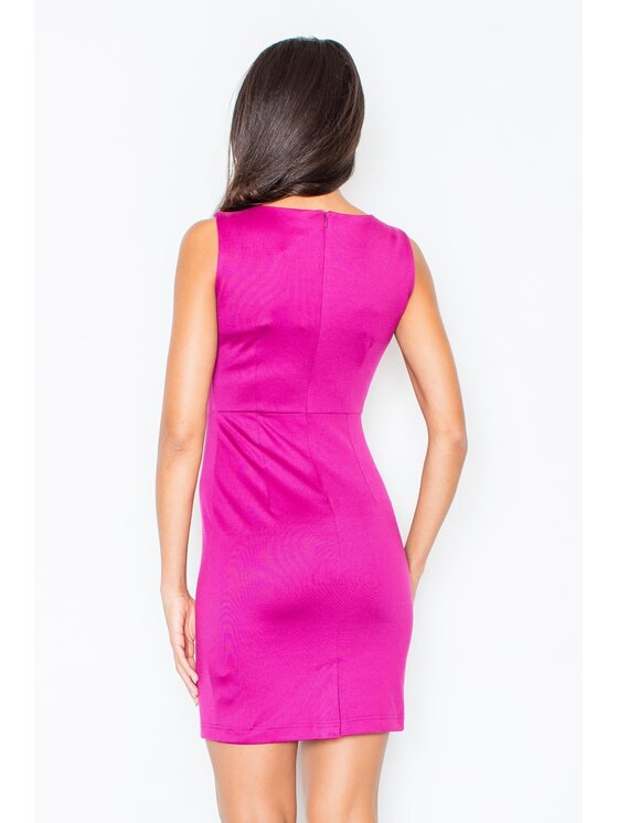 FIGL FIGL Šaty M079 Ružová Slim Fit