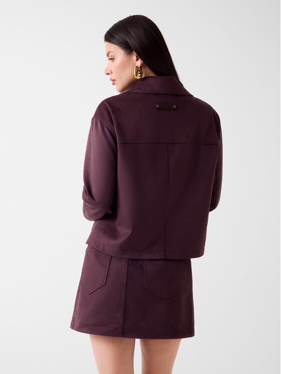 Guess Guess Bunda pro přechodné období 183553 Fialová Classic Fit
