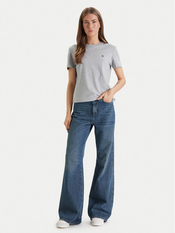 Calvin Klein Jeans Calvin Klein Jeans T-Shirt Archive LV047B224G Šedá Regular Fit