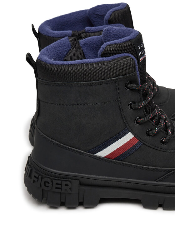 Trapery Tommy Hilfiger Stripes Fur Boot T3X5-33713-1487 S