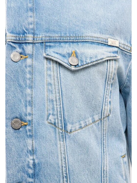 Mustang Mustang Kurtka jeansowa Style Dallas Jacket Niebieski Regular Fit