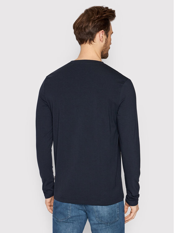 BOSS Boss Hosszú ujjú TChark 50473286 Sötétkék Regular Fit