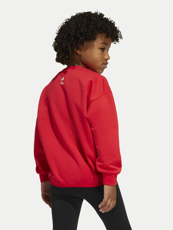 adidas adidas Світшот Disney Mickey Mouse JF3640 Червоний Loose Fit