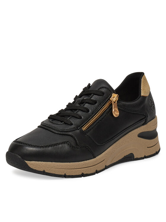 Rieker Rieker Sneakersy N9301-00 Czarny