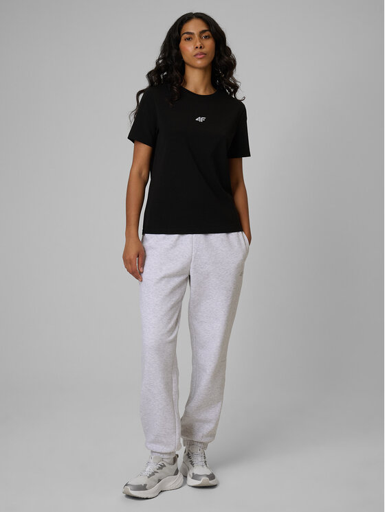 4F 4F T-Shirt NOS Czarny Regular Fit