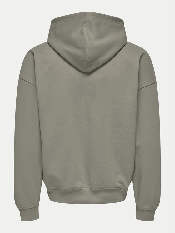 Only & Sons Only & Sons Суитшърт Aaron 22032544 Сив Oversize
