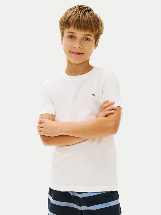 Tommy Hilfiger Tommy Hilfiger Marškinėlių komplektas UK0UK00073 Balta Regular Fit