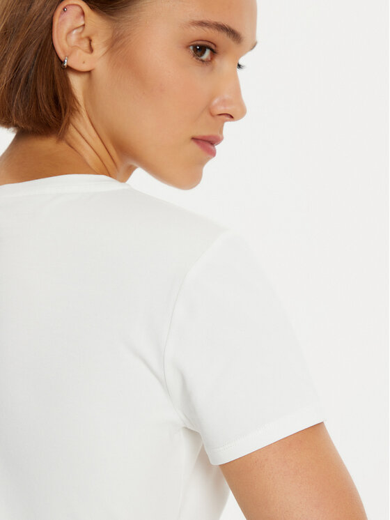 Liu Jo Sport Liu Jo Sport T-särk TF4312 JS088 Valge Regular Fit