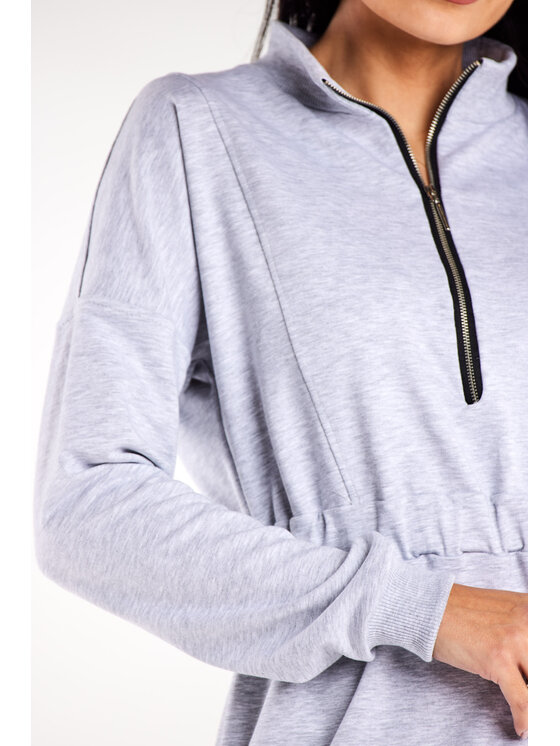 Infinite You Infinite You Vestito di maglia M322 Grigio Basic Fit