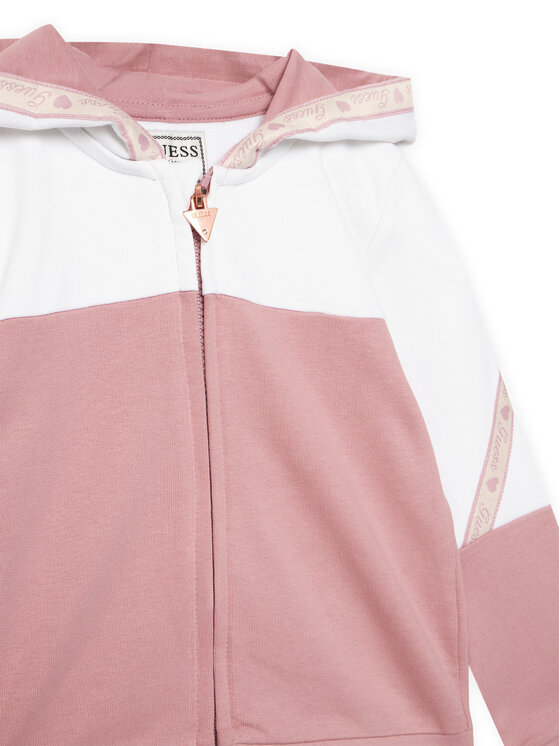 Guess Guess Tepláková souprava K6YG04 K3854 Růžová Regular Fit