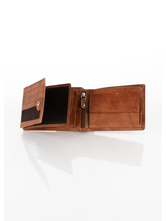 Mustang Mustang Portafoglio da uomo DENIMO HIGH WALLET Marrone