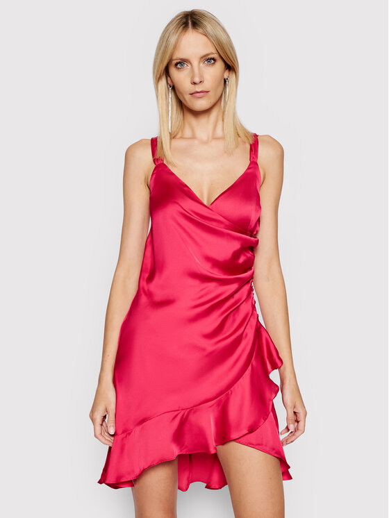 Guess Guess Abito da cocktail Larissa W1GK0W WCUN0 Rosa Slim Fit