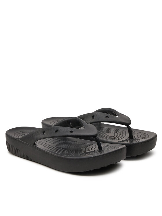 Crocs Crocs Japonki Classic Platform Flip W 207714 Czarny