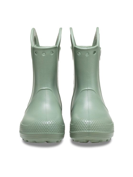 Crocs Crocs Gumijasti škornji Handle Rain Boot Kids 12803 Zelena