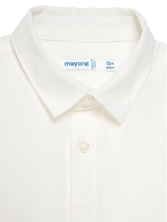 Mayoral Mayoral Koszula 1116 Biały Regular Fit