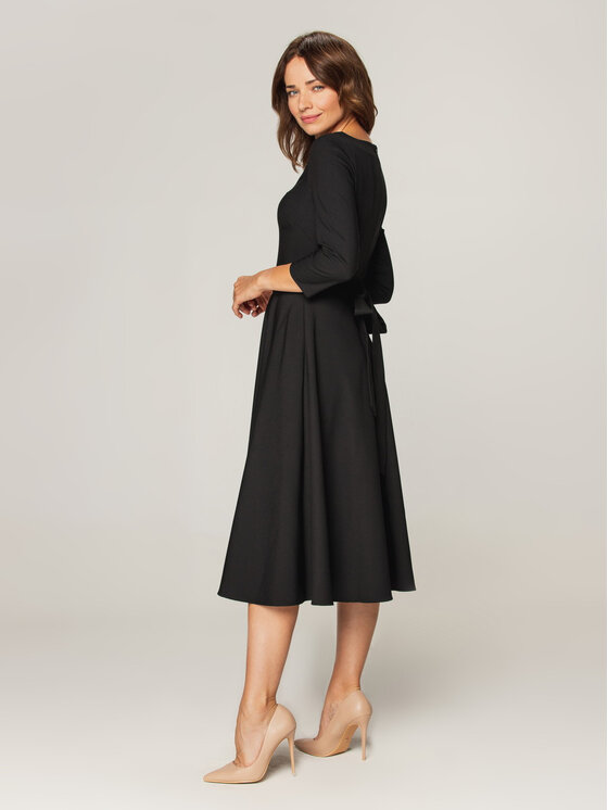 Willsoor Willsoor Sukienka koktajlowa 67350 Czarny A-Line Fit
