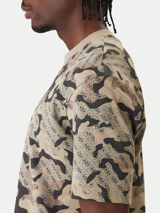 Guess Guess Póló Z6RI05 I3Z14 Bézs Regular Fit