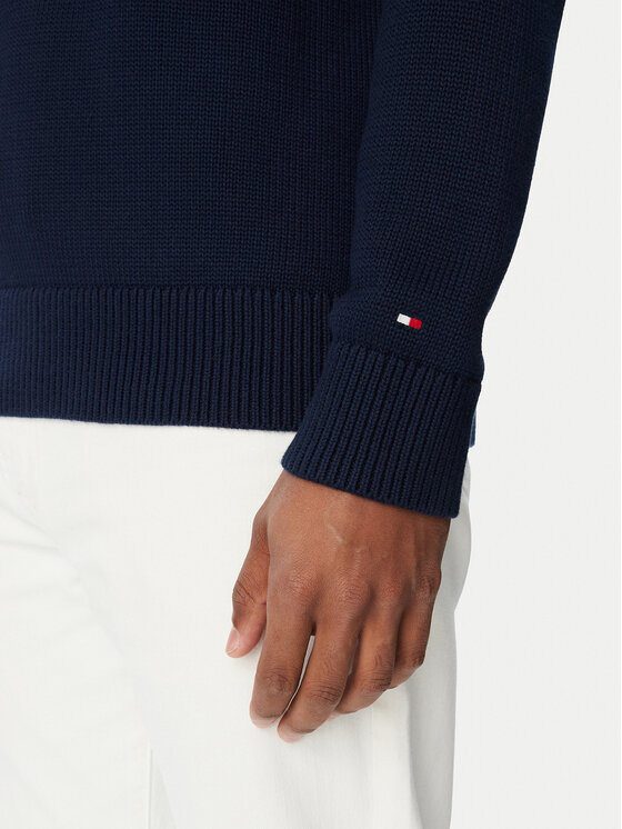 Tommy Hilfiger Tommy Hilfiger Kampsun MW0MW44816 Tumesinine Regular Fit