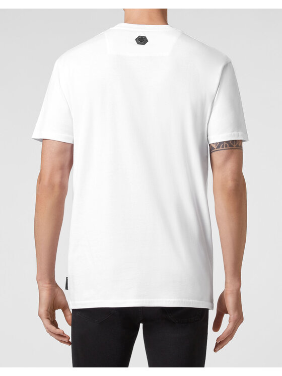 PHILIPP PLEIN PHILIPP PLEIN T-Shirt 4887 Biały Regular Fit
