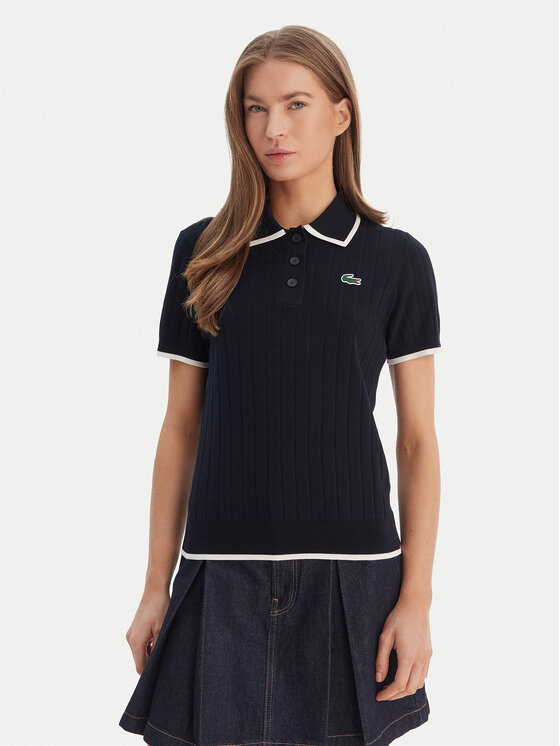 Lacoste Lacoste Polo särk AF9430 Tumesinine Regular Fit