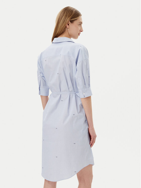 JOOP! Jeans JOOP! Jeans Rochie tip cămașă Dua 30046173 Albastru celest Relaxed Fit