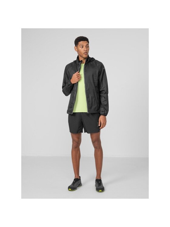 4F 4F Giacca da corsa H4Z22KUMTR010-20S Nero Regular Fit