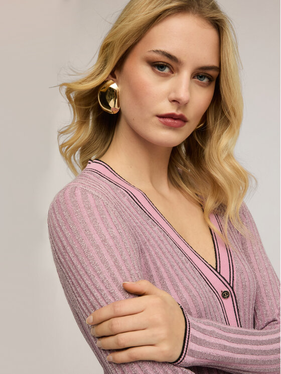 Motivi Motivi Sweter M154W003853N0R6 Różowy Regular Fit