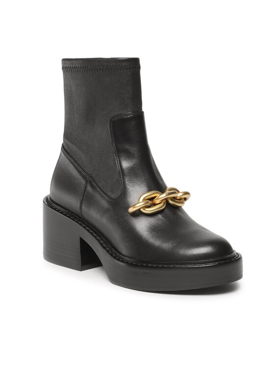 Coach Coach Ботильйони Kenna Leather Bootie CK031 Чорний