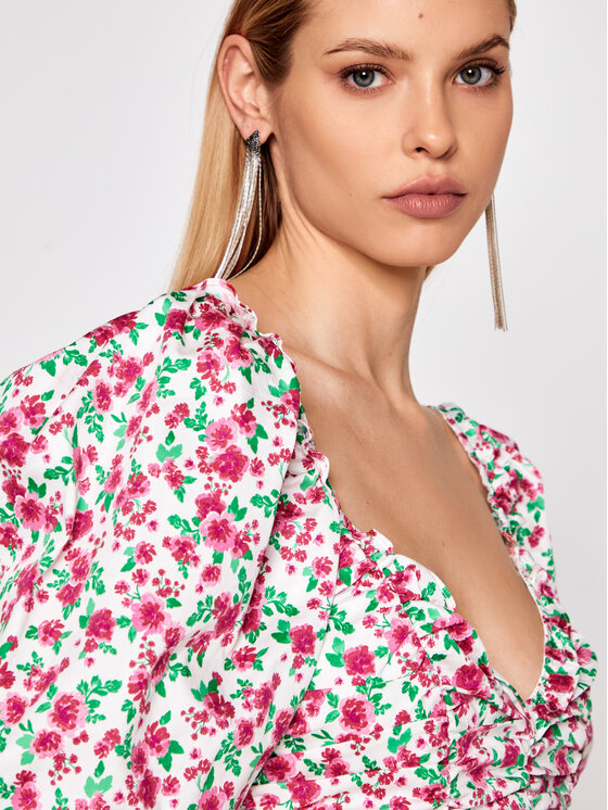 Abito da cocktail Petal CD2328 Multicolore Regular...