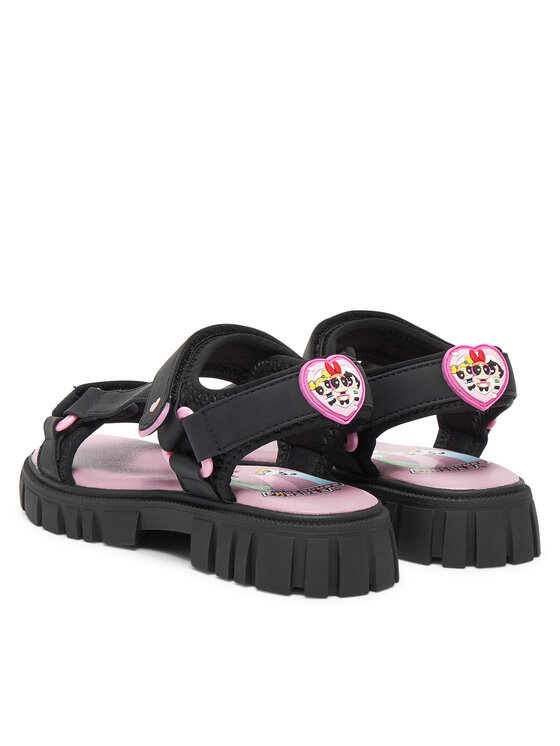 Powerpuff Girls Powerpuff Girls Sandali CS-SS25-339WBPPG Črna