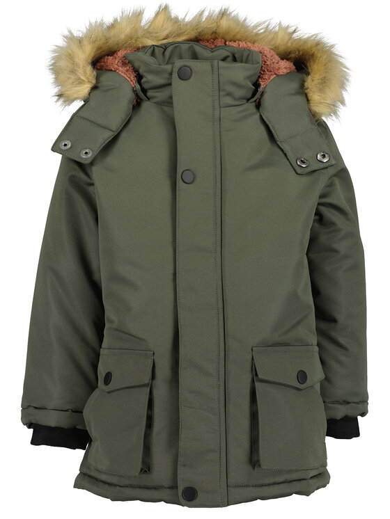 Blue Seven Blue Seven Зимно яке 895548 X Зелен Regular Fit