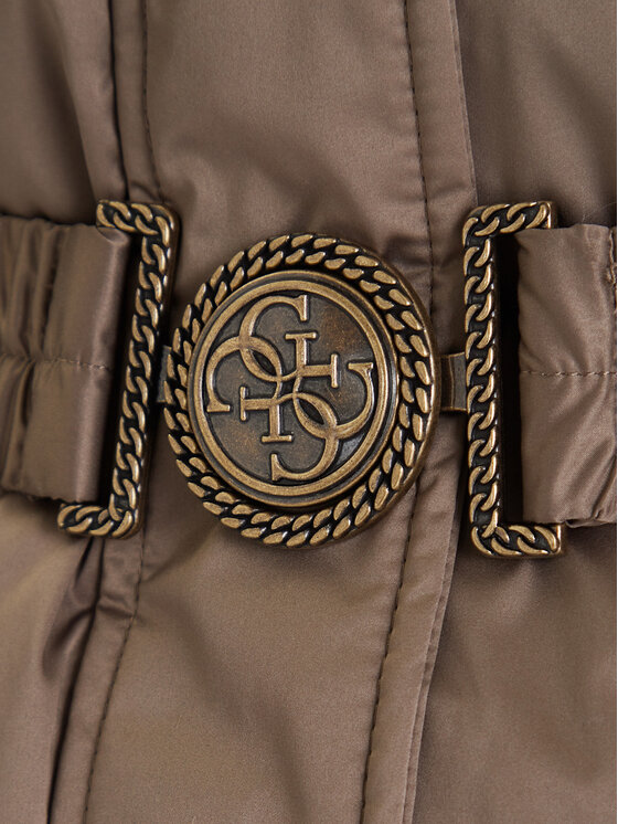 Guess Guess Vatovaná bunda W5BL30 W2802 Khaki Regular Fit
