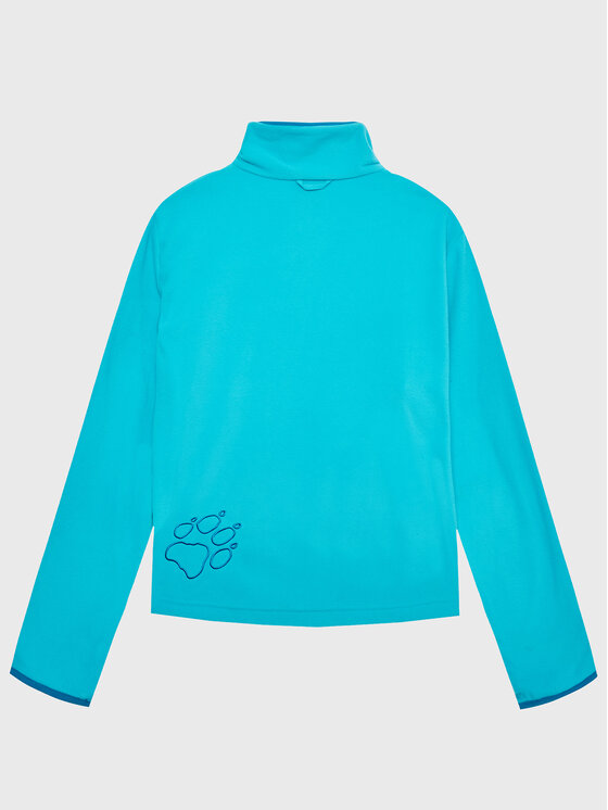 Jack Wolfskin Jack Wolfskin Флісовий реглан Sandpiper 1607883 S Голубий Regular Fit