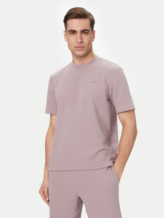 HUGO Tricou Austin 50532011 Roz deschis Regular Fit
