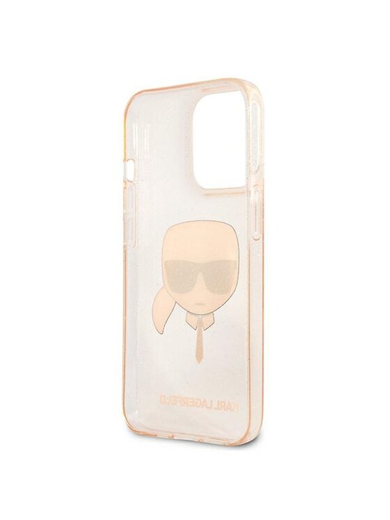 KARL LAGERFELD KARL LAGERFELD Etui na telefon Head Glitter Złoty