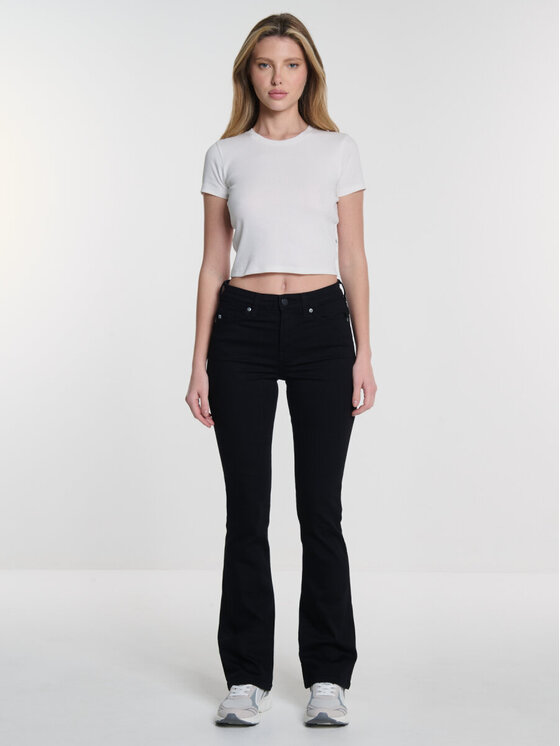 BIG STAR BIG STAR Jeansy ADELA_BOOTCUT_908_190 Czarny Bootcut Fit